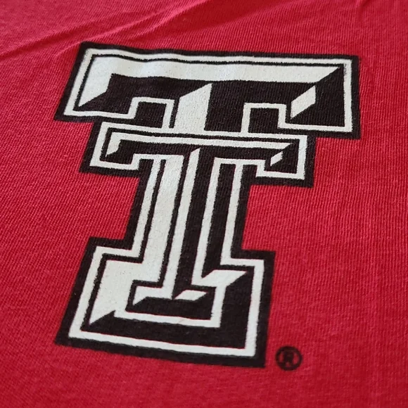 NEW Texas Tech Racerback Tank Top Spaghetti Strap Soft Graphic Logo women's Medm - Picture 6 of 9